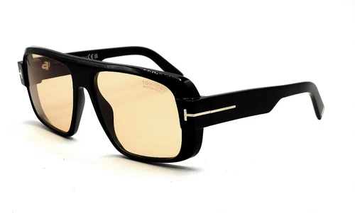 TOM FORD TF 1101 Turner Sunglasses 01E Black Photochromic lenses 58 new