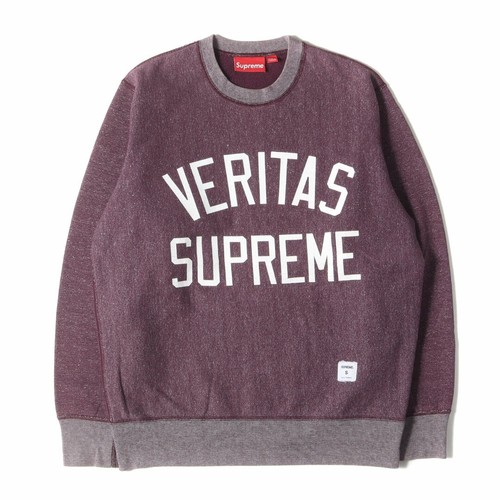 Supreme Sweat Size:S College Print Marbled Sweatshirt Heather U BEEG 0