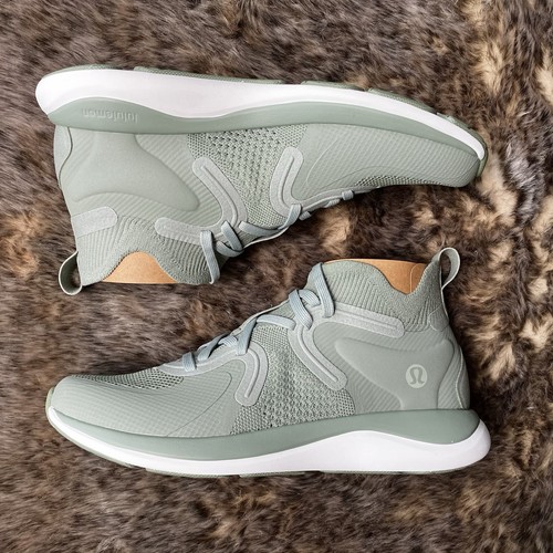LULUS SHOES Lululemon Sz 7.5 Chargefeel 2 Mid Women's Workout Shoe Palm Court S OUT $148