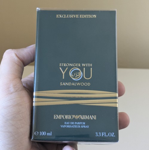 Giorgio Armani Emporio Armani Stronger With You Sandalwood EDP 3.4 oz 100 ml New
