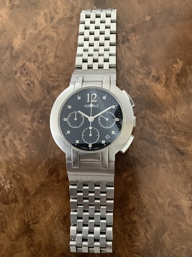 Versace Ebel Uomo Automatico Madison BLC99 Swiss SS Bracciale Cronografo