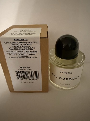 Byredo Bal D'afrique 3.4oz 100ml Eau De Parfum Spray for Women & Men New In Box