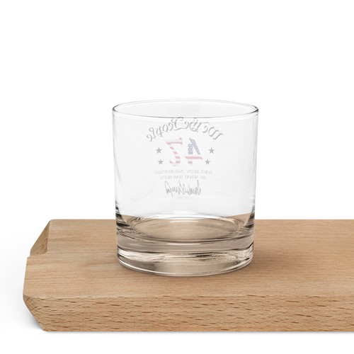 We the People Have Been Unburdened by What Has Been 10.5oz Rocks glass
