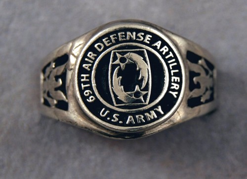 69th Air Defense Artillery Brigade ring 69th ADA Insignia Team of Winners Army