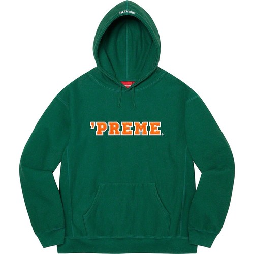 Supreme PREME Hooded Sweatshirt *dark Green FW22