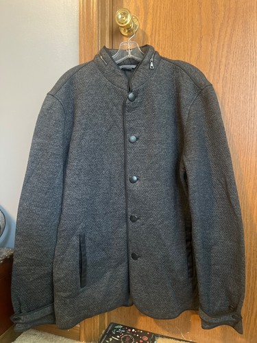 John Varvatos COLLECTION Jacket in Grey Size Large Cotton Blend