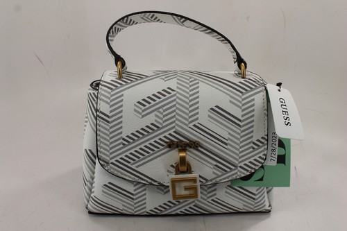 Guess Women's Mini Handbags   Crossbody Flap   SA875678 White Stone Logo
