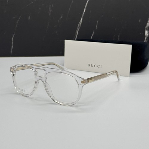 NEW GG1320O 003 GUCCI G TRANSPARENT AVIATOR UNISEX GUCCI EYEGLASSES