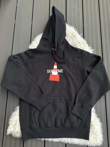 Supreme Orange Cone Hoodie 2024   Black   Size Large   L   Hood Bogo