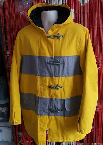 FW14 Supreme Firemans coat Yellow Jacket size XL fire Very rare New with tag