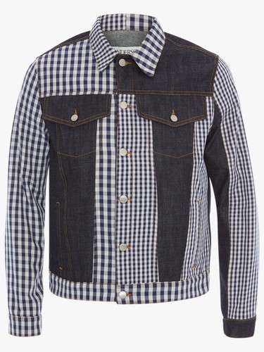 Giacca patch denim Jw Anderson Gingham