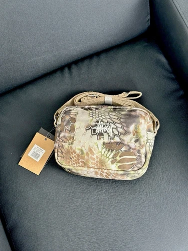 Stussy Shoulder Bag "WORKWEAR"   Size OS (85 443) Canvas Side Pouch