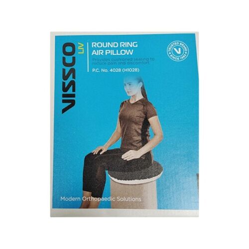 Vissco Liv Round Ring Air Pillow Helpful in Piles Hemorrhoids Pain relief