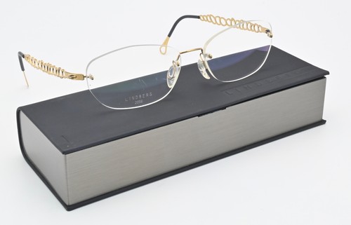 Lindberg Glasses Frame 2056 No. 025/1ae Spirit Titanium Rimless Oval Gloss G