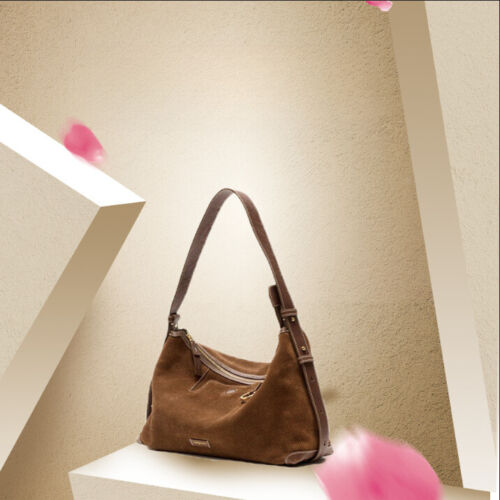 Songmont 2025 Hobo Bag Suede Underarm Shoulder Messenger Bag Commuter Casual Bag