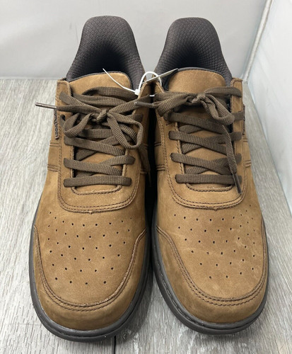 OrthoFeet 20220 Mens Lace Up Leather Shoes  Brown Size 9 Medium