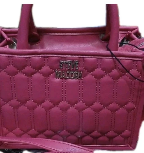 Nwt Steve Madden Viral TikTok Handbag Purse BNIKO Fushsia Pink Quilted New HTF