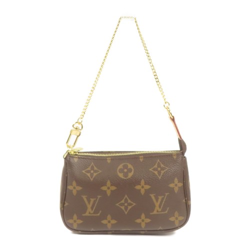 LOUIS VUITTON LV GHW Mini Pochette Accessoires Handbag M58009 Monogram Brown