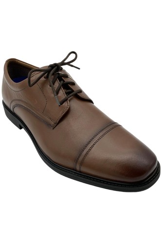 SCARPA Nunn Bush Uomo Baxter Berretto Punta Oxford Cognac