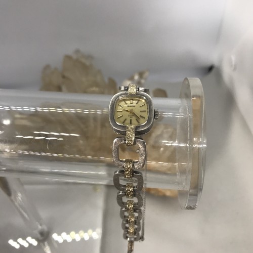 Orologio da polso Vintage Oro Sterling & 14K BULOVA CHRISTIAN DIOR Donna