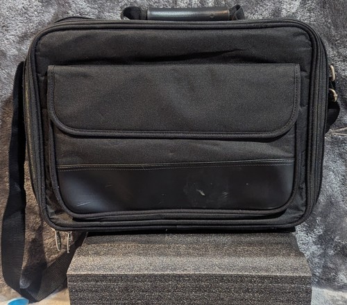 ALAÏA INIT Black  Multi Pocket Laptop Bag Briefcase