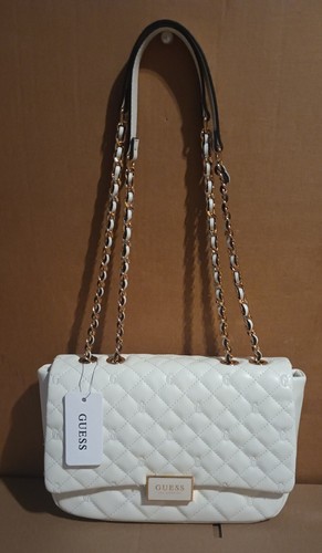 NWT GUESS Mini Flap French Vanilla GWYN Crossbody Bag