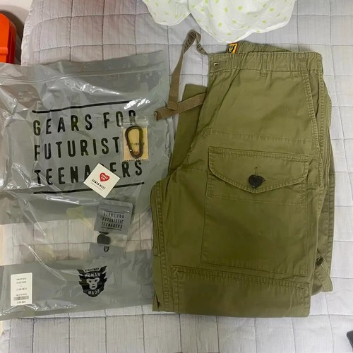 Pantalone militare HUMAN MADE  L  oliva