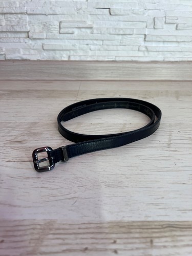 Cintura sottile skinny in pelle Burberry