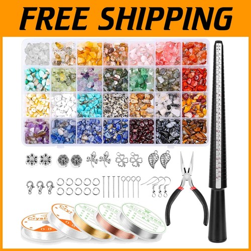 All In One Jewelry Craft Kit: 1660 Crystal Beads & Essential Jewelry Tools