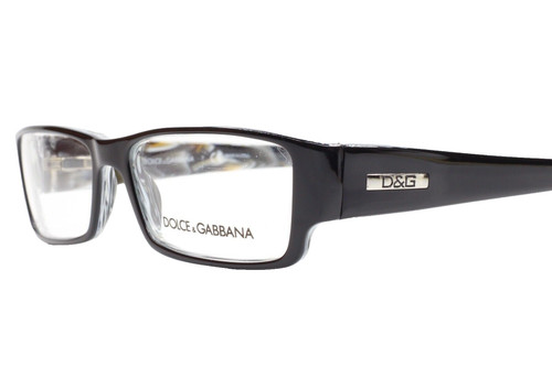 Dolce & Gabbana DG1150 765 Black Marble Acetate Luxury Italy Eyeglasses 53 15