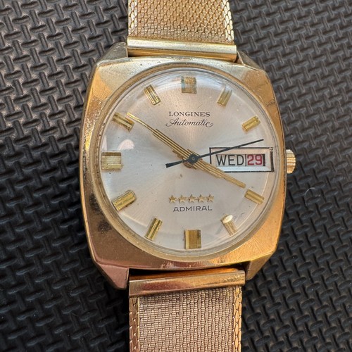 Longines 5 Star Admiral 10k g filled watch