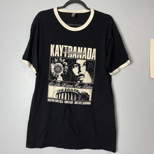 Kaytranada Live Cow Palace T Shirt Men's Size Large Black