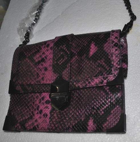 Rebecca Minkoff Snakeskin embossed Crossbody Shoulder Bag Purse PREOWNED