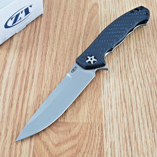 NOTHING NEW Zero Tolerance Large Sinkevich Folding Knife 4.0" MagnaCut Steel Blade 0452BLUCF