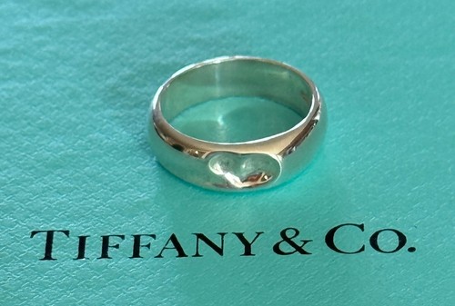 Anello Tiffany & Co. Elsa Peretti Sigillo Argento Sterling 925 Misura 6 1 2 US