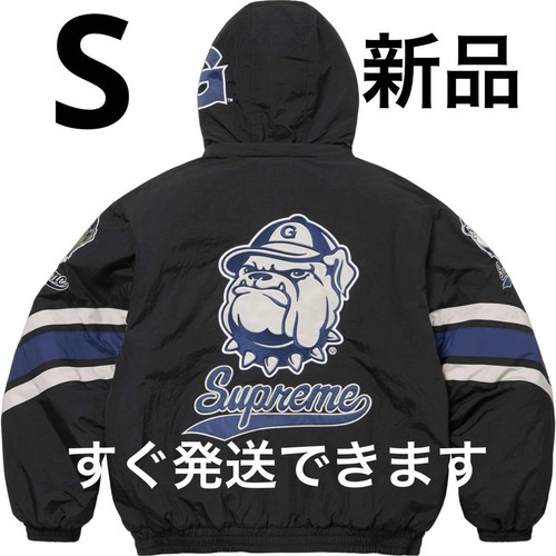 Supreme×Mitchell & Ness Black NCAA Hoodie S