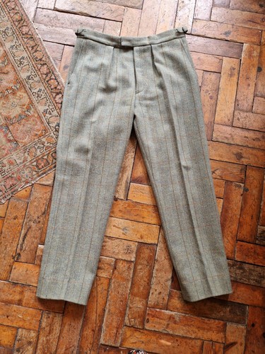 GENNY Vintage Mens Cordings Tweed Trousers 34" X 30”