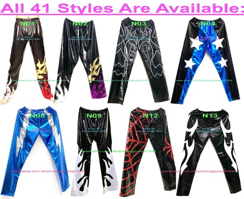 N°21 Unisex 36 Style Spandex Wrestling Pants Trous Men's Women Tights Pants F1118