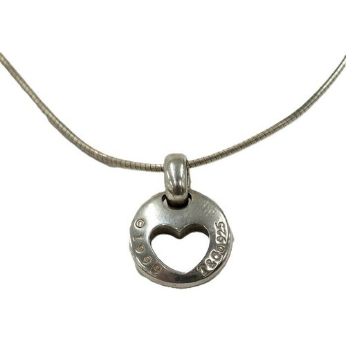 Girocollo Tiffany & Co. Tiffany cuore traforato argento SV925 usato senzala scatolaco au