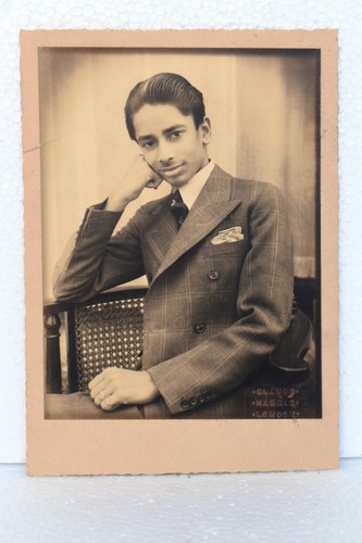 Vintage Photograph Indian Prince King Of State Of Devgadh Baria By Claude Harris