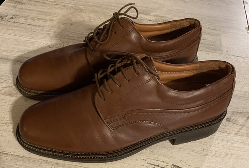 SCARPA Oxford da uomo Calzature Venturini marrone pelle taglia 12 W Made in Italy