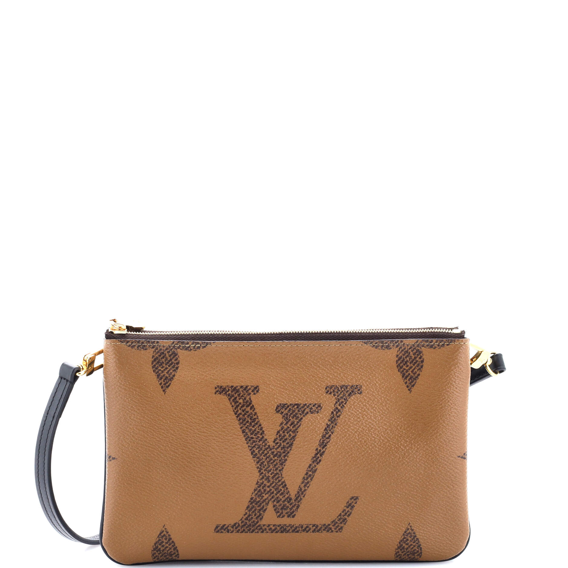 2860 Double Zip Pochette Reverse Monogram Giant