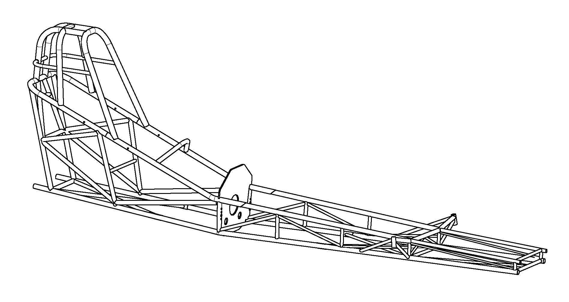 S&W PERFORMANCE GROUP Funny Car Pro/Series Chassis Kit TA/FC, N/FC