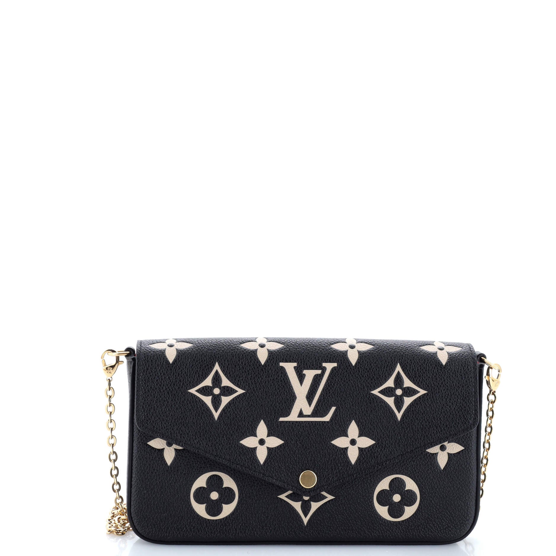 2860 Felicie Pochette Bicolor Monogram Empreinte Giant