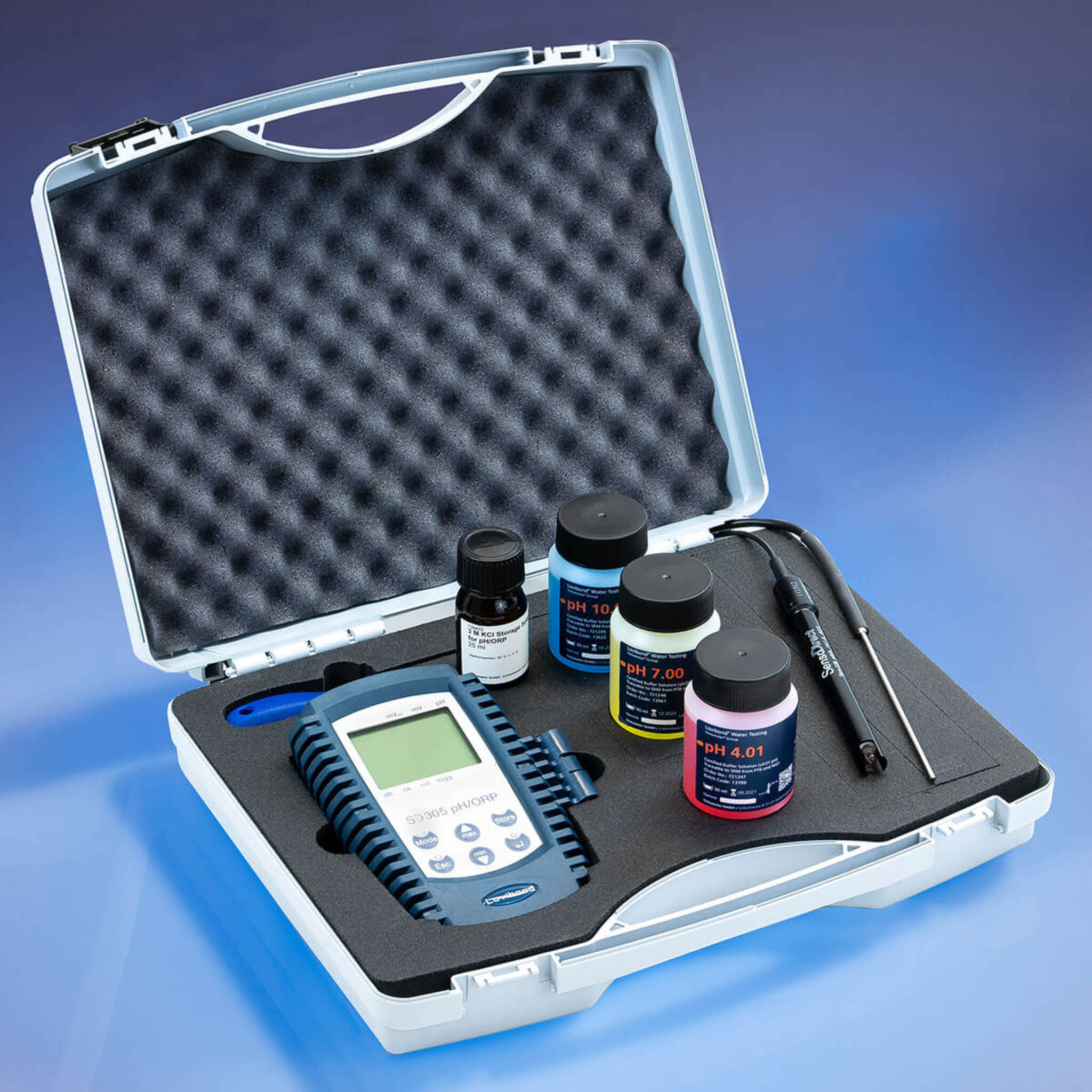 Lovibond SD 305 Portable pH/ORP/Temperature Kit Waterproof Hand Held Meter for Accurate pH, Redox, and Temperature Measurements Durable, Versatile
