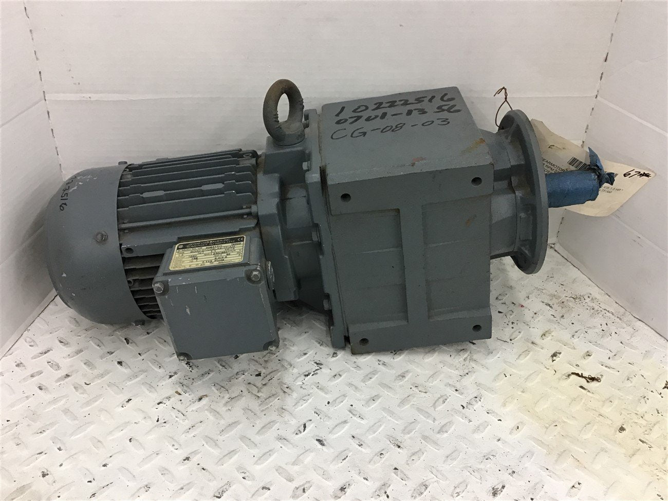 BME BEARINGS AND SURPLUS Danfoss BG30 27/D08LA4 TF/AM 1.5 HP Gear Motor 230/460 Volts 158 Rpm