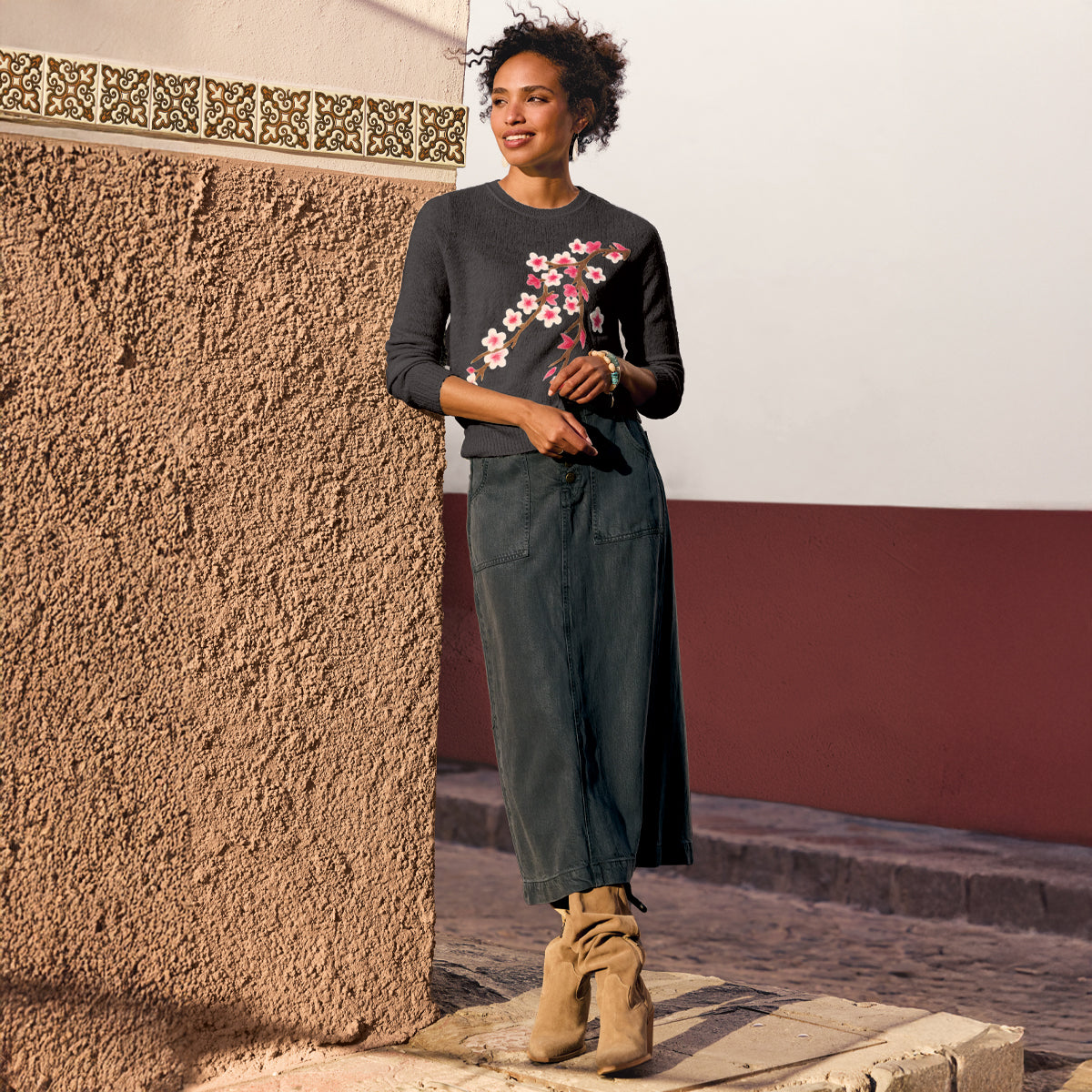 SUNDANCE Bosque Skirt  Petite