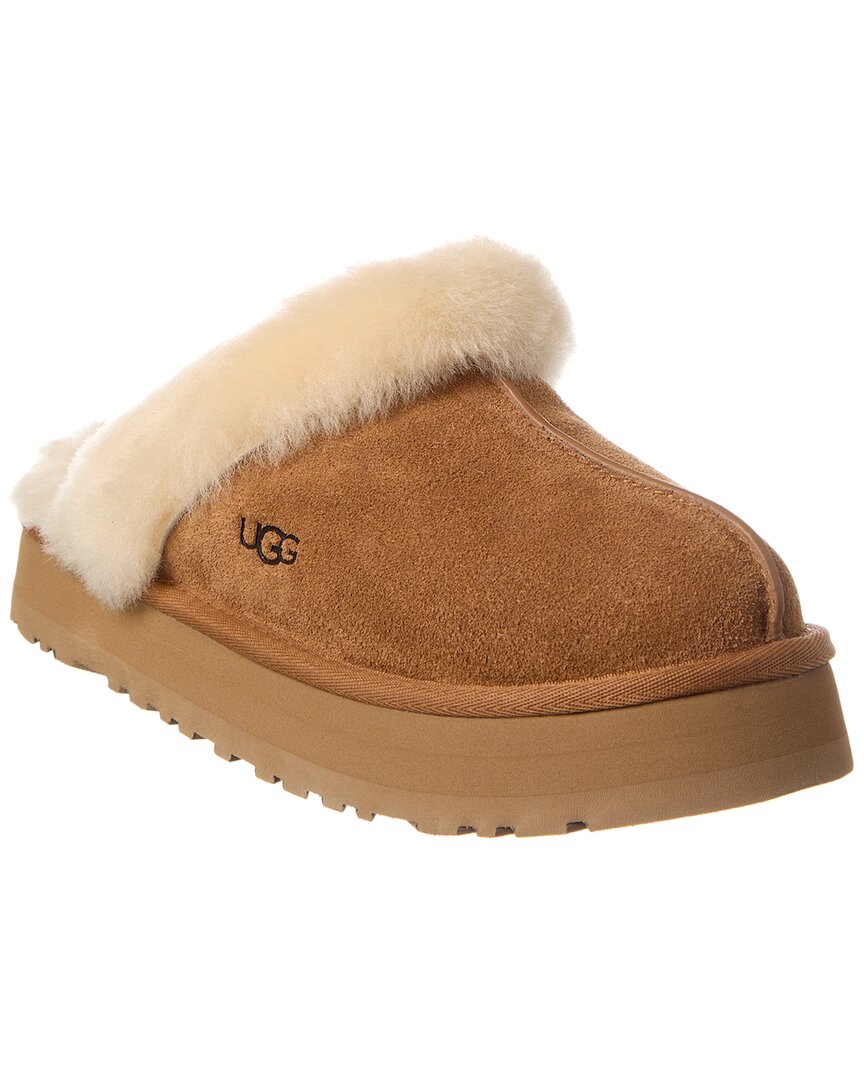 2000 UGG Disquette Suede & Shearling Slipper