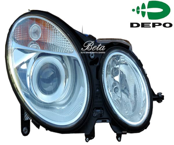 BETAAUTOPARTS Mercedes E Class W211 (2003 2005), Headlamp Xenon (Right), Depo, 2118201461