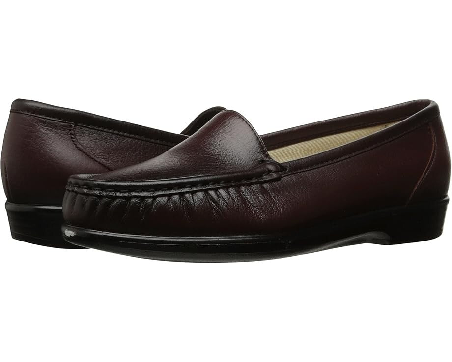 2718 SAS Simplify 1550 153 Loafer Womens 5 Antique Wine Leather Comfort Shoes KHD2321